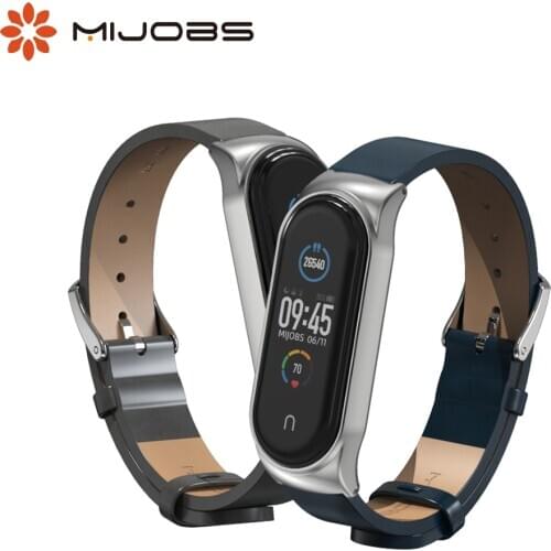 Strap for Mi Band 5 4 3 Microfiber PU Leather Bracelet for Xiaomi Smart Watches Wristband for Xiomi Correa Miband Pulseira NFC