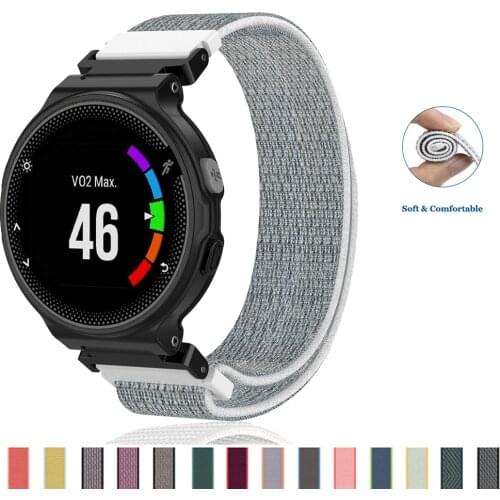 Nylon loop Strap for Garmin Forerunner 735xt 235 220 230 630 620 735 Approach S20 S5 S6 Band wristband smart watch bracelet
