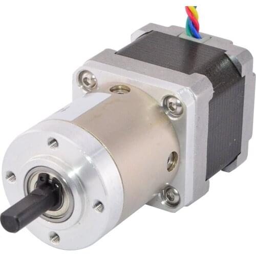 Nema 14 Gear Stepper Motor with 51:1 Planetary Gearbox Extruder Motor L=33mm 0.8A 4-lead for CNC 3D Printer
