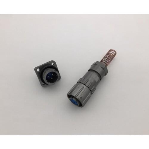 Aviation Plug and Socket FQ14-3 Core FQ14-3TK/3ZJ Snap-on Waterproof Connector Open Hole 14MM