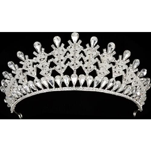 Tiaras And Crown HADIYANA Trendy Temperament Women Wedding Hair Accessories Bridal Party Hair Jewelry BCY8953 Corona Princesa