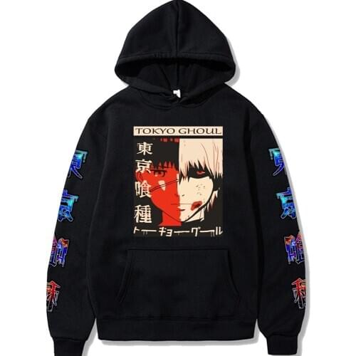 Tokyo Ghoul Hoodies Mens Hoodie Sweatshirt Casual Hooded Male Pullovers Men Clothes Plus Size