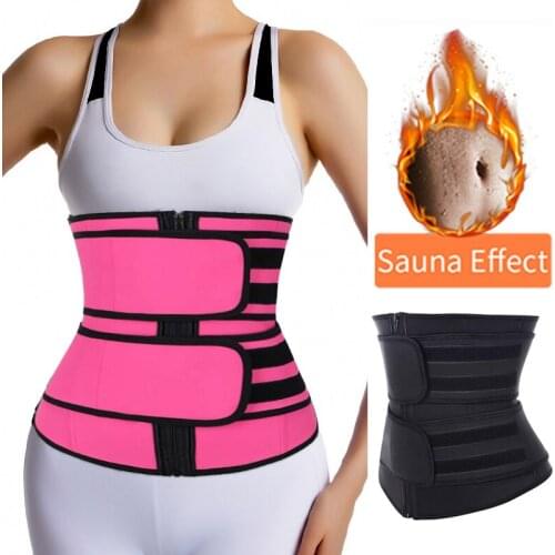 Waist Trainer Thermo Sweat Belt Waist Trainer Girdle Corset Women Tummy Shapewear Fat Modeling Strap Waist Trainer Body Shaper