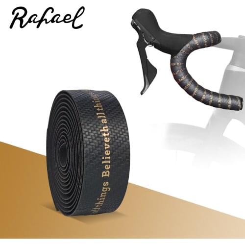 Cycling Road MTB Scripture PU Bike Handlebars Shock-absorbing Non-slip Breathable Elastic Personality With Bicycle Belts DD-SJ