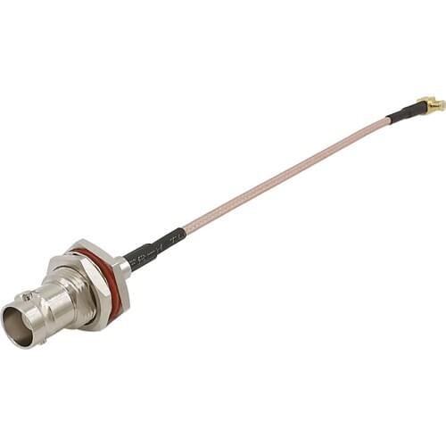 1PCS MCX Male Plug Right Angle 90 Degree to BNC Female Jack 30CM RG316 Coaxial Cable RF Adapter Antenna Extension