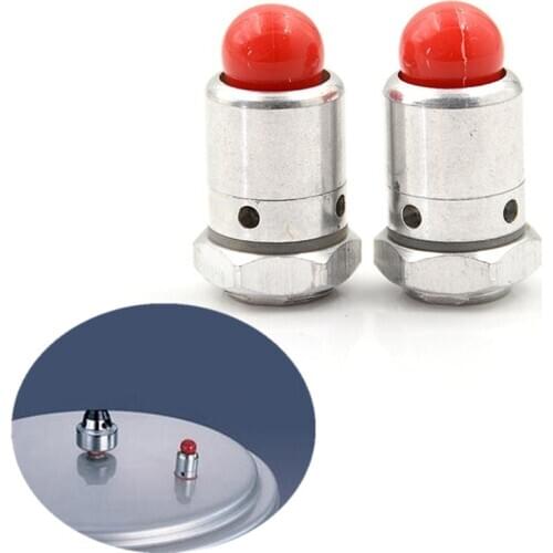 1Pcx Limiting Valve Kitchen Replacement 3/8" Inch High Pressure Cooker Safety Valve Food Aluminum Limiting Valve Length 34mm