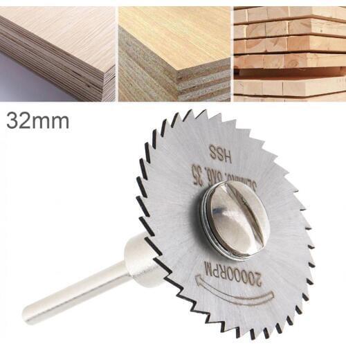 1pcs Circular Saw Blades 32mm Circular Saw Blades HSS Tool Cutting Mandrel Disc Blade and Circular Blade Mini Saw Blade