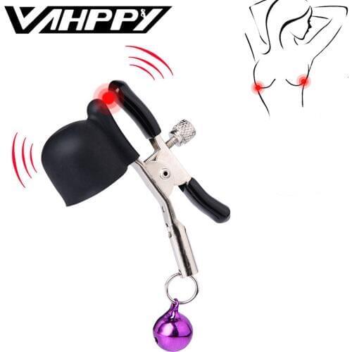 1Pcs Vibrator nipple clamps sex toys for woman Flirting Sex Flirt Bdsm Bondage nipple Stimulator Exotic Accessories adults sex