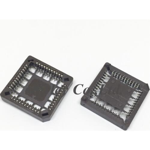 10PCS PLCC socket PLCC44 SMD PLCC 44pin Socket adapter SMT The connector