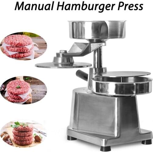 150cm Hamburger Press Machine Manual Meat Poultry Patty Maker for Burger Bakemeat Stainless Steel Burger Pie KItchen Tool