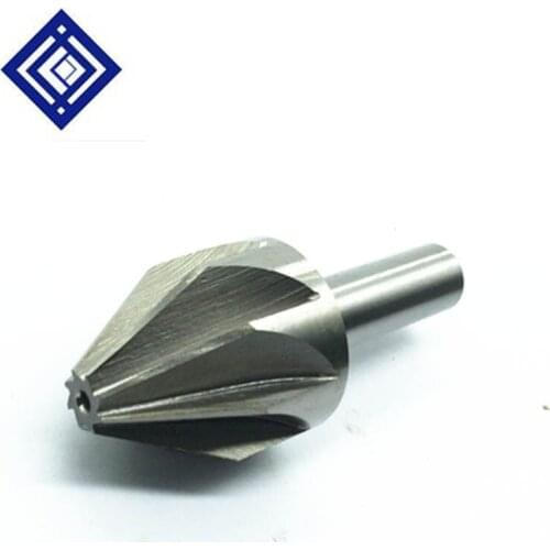 2pcs/lot HSS Straight Counter Bit Chamfering Machine 6/8 Blades 60/90/120 Degree