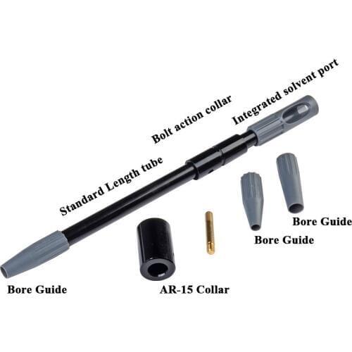Universal Bore Guide Cleaning Kit Paintball Hunting Accessories Bolt Action & MSR/AR Style Rifles .17 to .30 3 Calibers