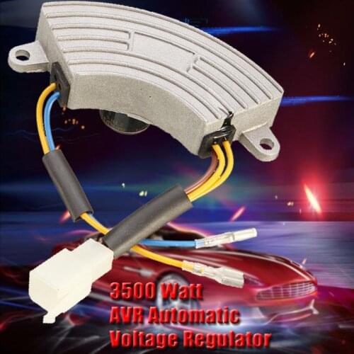 3500 Watt Generator AVR Automatic Voltage Regulator Rectifier AVR 250V 220uF Aluminum Base cover 6 wires