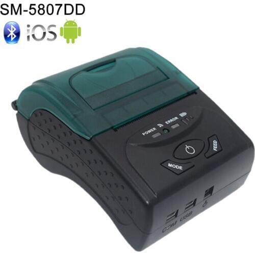 Free SDK 58mm Mini Portable Wireless Bluetooth Thermal Printer Android Mobile Bluetooth Receipt Printer For Supermarket