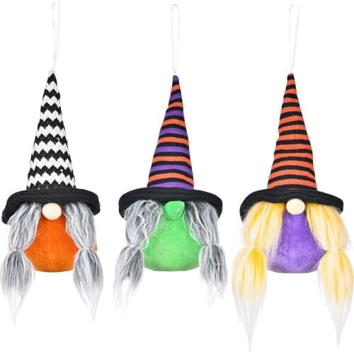 Household LED Lights Dolls with Lights Luminous Toys Woven Dwarf Halloween Horror Props Ghost Yard Decoration