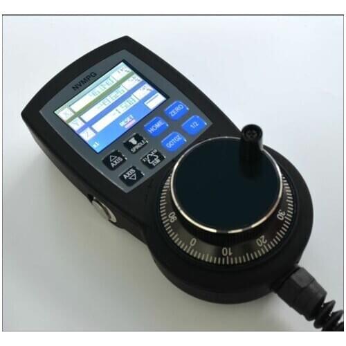 CNC Manual Pulse Generator MPG 6 Axis Coordinates Display Handwheel RJ45 Port