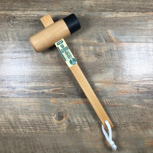 Woodworking Wood Rubber Dual-Use Hammer Oak Hammer