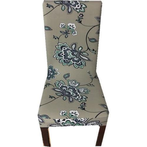 Floral Printing Anti-dirty Stretch Chair Covers Elastic Chair Protector Slipcover Dinning Room fundas de sillas elasticas