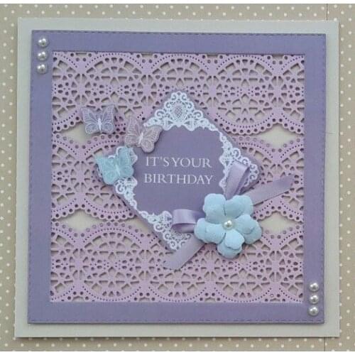 KLJUYP New Lace Metal Cutting Dies Scrapbook Paper Craft Decoration dies scrapbooking