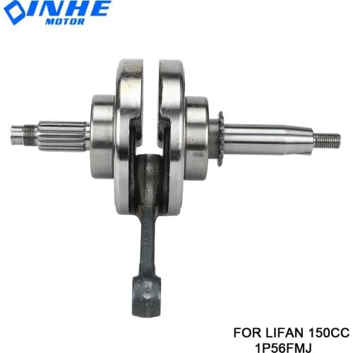 Motorcycle crankshaft For LIFAN 150 150cc Horizontal Engines Dirt Pit Bike Monkey Bike Parts 1P56FMJ