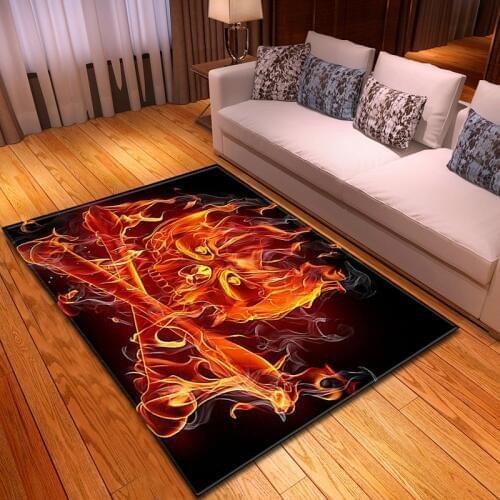 Large Size Creative 3D Skull pattern carpets for living room bedroom area rug coffee table floor mat bedside blanket Home carpet
