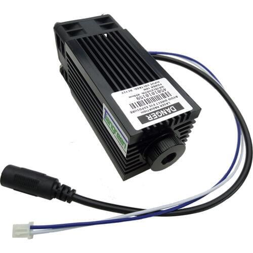 High Power 10W Laser Diode Module Blue Engraver Head 450nm 10000mw TTL Cutting Engraving Machine CNC Cutter