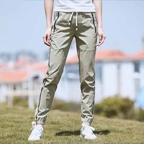 Summer icy quick dry thin pants Elastic Stretch loose Trousers Hiking Running Trekking Trail jogging Women Men Plus size 5XL 4XL