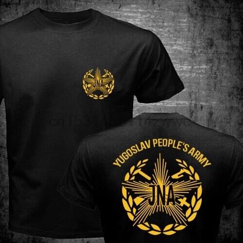 New Josip Broz Tito Yugoslavia Yugoslav PeopleS Army Jna T-Shirt 2020 Fashion Hot Sale Men Slim Fit Cotton High-Quality T Shirt