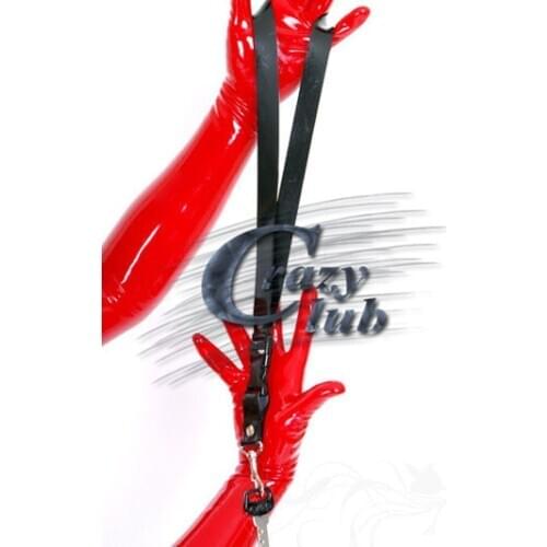 Crazy club_New arrival Sexy 100% Natural Latex Handmade Latex Keychain unicolor latex Sex Belts Free Shipping Fast Delivery