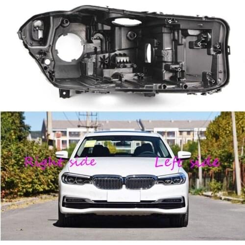 Headlight Base For BMW 5 Series G38 G30 2018 2019 2020 Headlamp House Car Rear Base Front Auto Headlight Back House