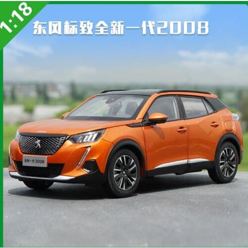 Original Box 1:18 High Meticulous 2020 PEUGEOT 2008 SUV Alloy Model Car Static Metal Model Vehicles For Collectibles Gift