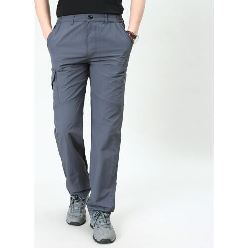 2020 Autumn And Winter Outdoor Leisure Straight Loose Sports Leisure Assault Trousers Overalls Multi-bag Fashion Mens Pants