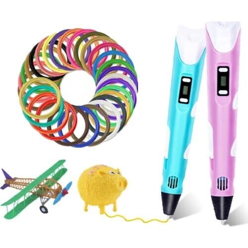 3D Printer Pen Arts Pen Making Doodle Arts Crafts PLA Filaments Printing Drawing Pen Children Creativitive Toys Hobby Plastic