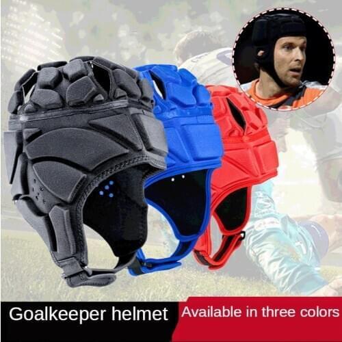 Rugby helmet goalkeeper crash hat pitcher training baseball protective gear soft goal keeper head guard sport helmet
