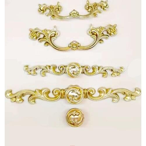 Light Luxury Golden Door Knob Zinc Alloy High-end Drawer Pulls Cupboard Handle Wine Cabinet Pull Home Hardware Accessories