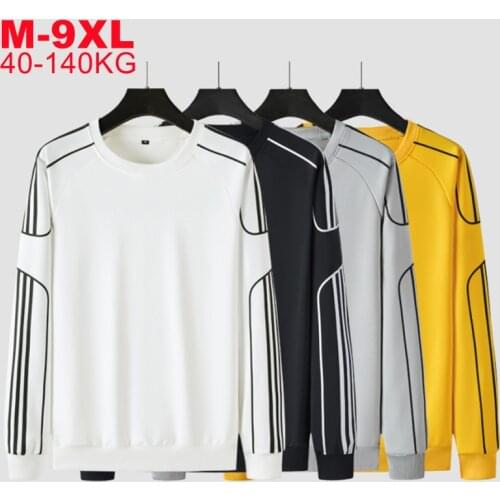 Big Size 9xl 8xl 7xl 140kg Men Hoodies Sweatshirt Casual Pullover Mens Hip Hop Streetwear Sweatshirt Oversized Hoodie Tracksuit