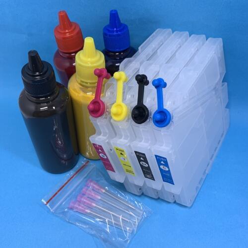 YOTAT 4*100ml Sublimation Ink GC21 Refillable ink cartridge for Ricoh IPSiO GX2500 GX3000 GX3000SF GX3000S GX5000 GX7000 printer