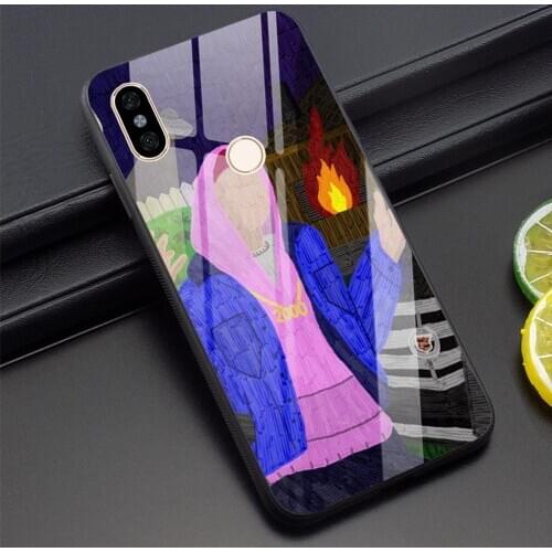 Tempered Glass Big Baby Tape Rapper Phone Case for Xiaomi Redmi Note 5 Cover A1 A2 Mi 8 Lite Mi 9 F1 Redmi 4X 6A Note 5 5 7 Pro