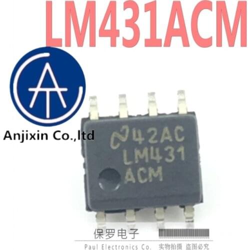 10pcs 100% orginal and new voltage reference LM431ACMX LM431ACM LM431 SOP-8 patch real stock