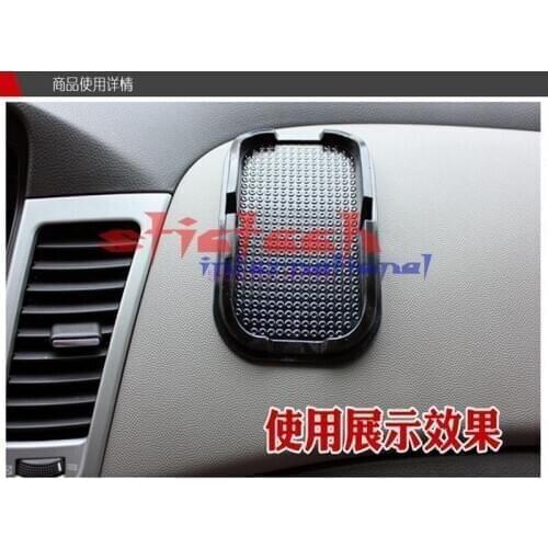 By DHL or Fedex 100pcs car Anti Slip pad Rubber Mobile Sticky stick Dashboard Phone Shelf Antislip Mat For Phone GPS MP3