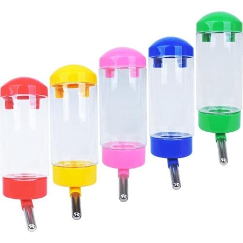 Drinker Bottle Automatic Pet Waterer Nipple Bottle For Dogs Rabbit Pet Water Dispenser Hang Bottle Drinker