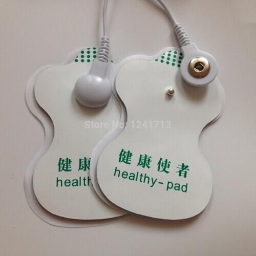 Freeshipping 50pcs/lot good quality white Electrode Pads for Tens Acupuncture,Digital Therapy Machine Massager