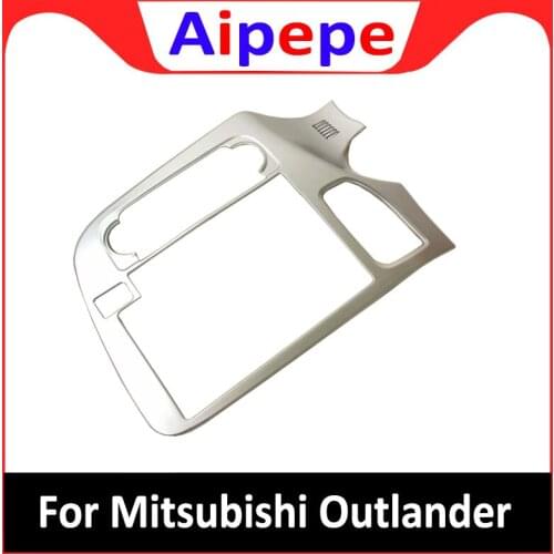 For Mitsubishi Outlander 2015 2016 2017 2018 Car navigation panel Decorative Frame cover Trim ABS Plastic accessories