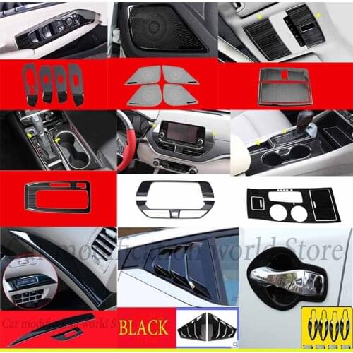 For Nissan Teana Altima 2019-2020 Black Car interior Air outlet decoration cover Trim