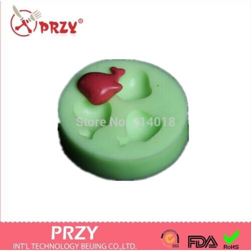Whale modelling silicon soap mold fondant Cake decoration mold 100% food grade raw material Wholesale silicone mold