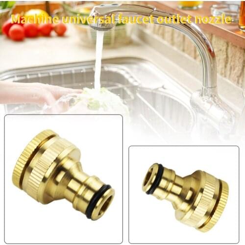 Brass Hose Coupling Joint Garden Watering Tubing Fit Tap Irrigation Water Pipe Adapter Extender Connector for Washing Machine