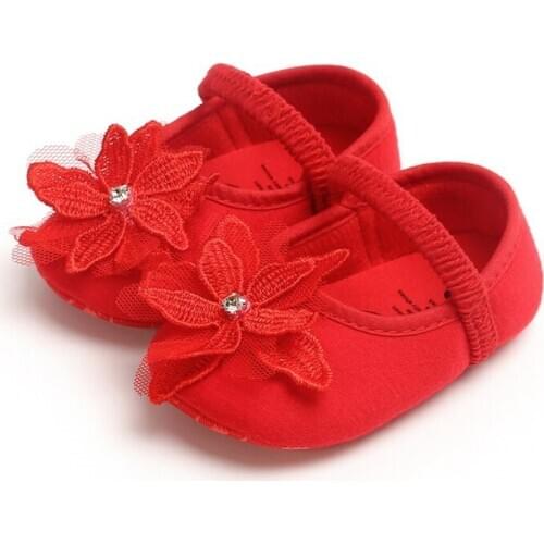 2020 Hot Cotton Baby Shoes Flower Girls Soft Sole Girls First walkers Spring Summer Baby Prewalker