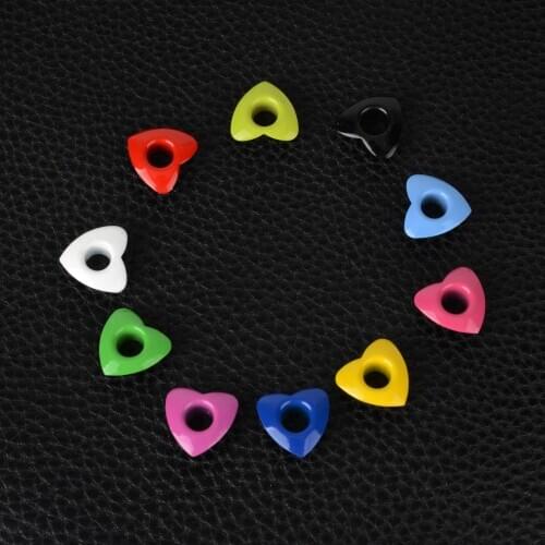100pcs 13mm Heart Shape Scrapbook Eyelet Metal eyelets For Scrapbooking DIY embelishment garment clothes sewing garment eyelets