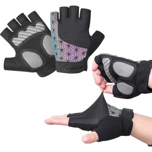 Mens Sports Cycling Gloves Half Finger Shock-Absorbing Road Biking Glove