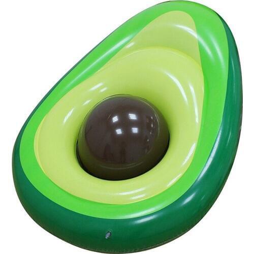 Inflatable Avocado Floating Water Bed Giant Swim Circle Kids Inflatable Pool Float For Adult Pool Mattress Boia Piscina Piscine